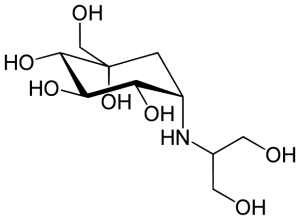 Voglibose Structure